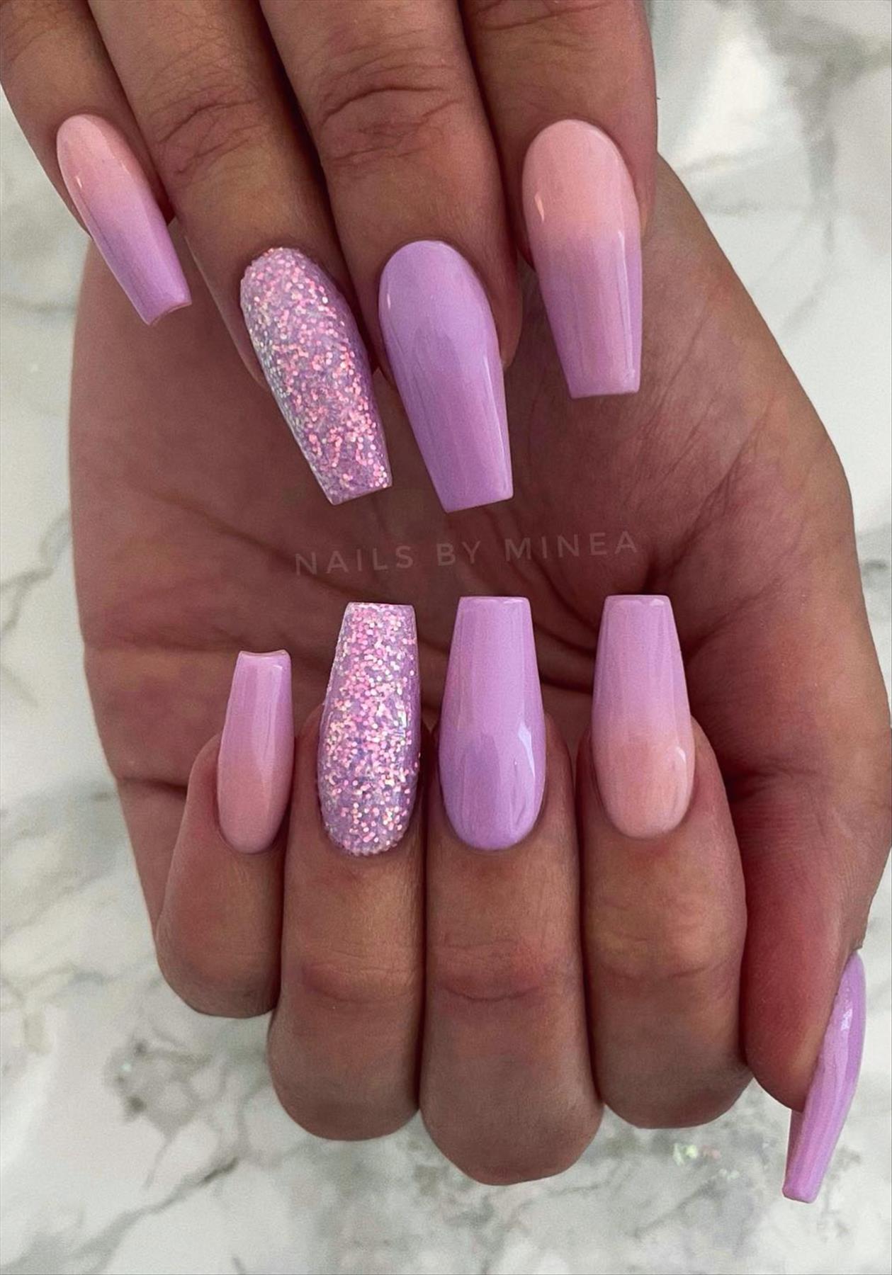 Best glitter ombre nails design ideas that are trending