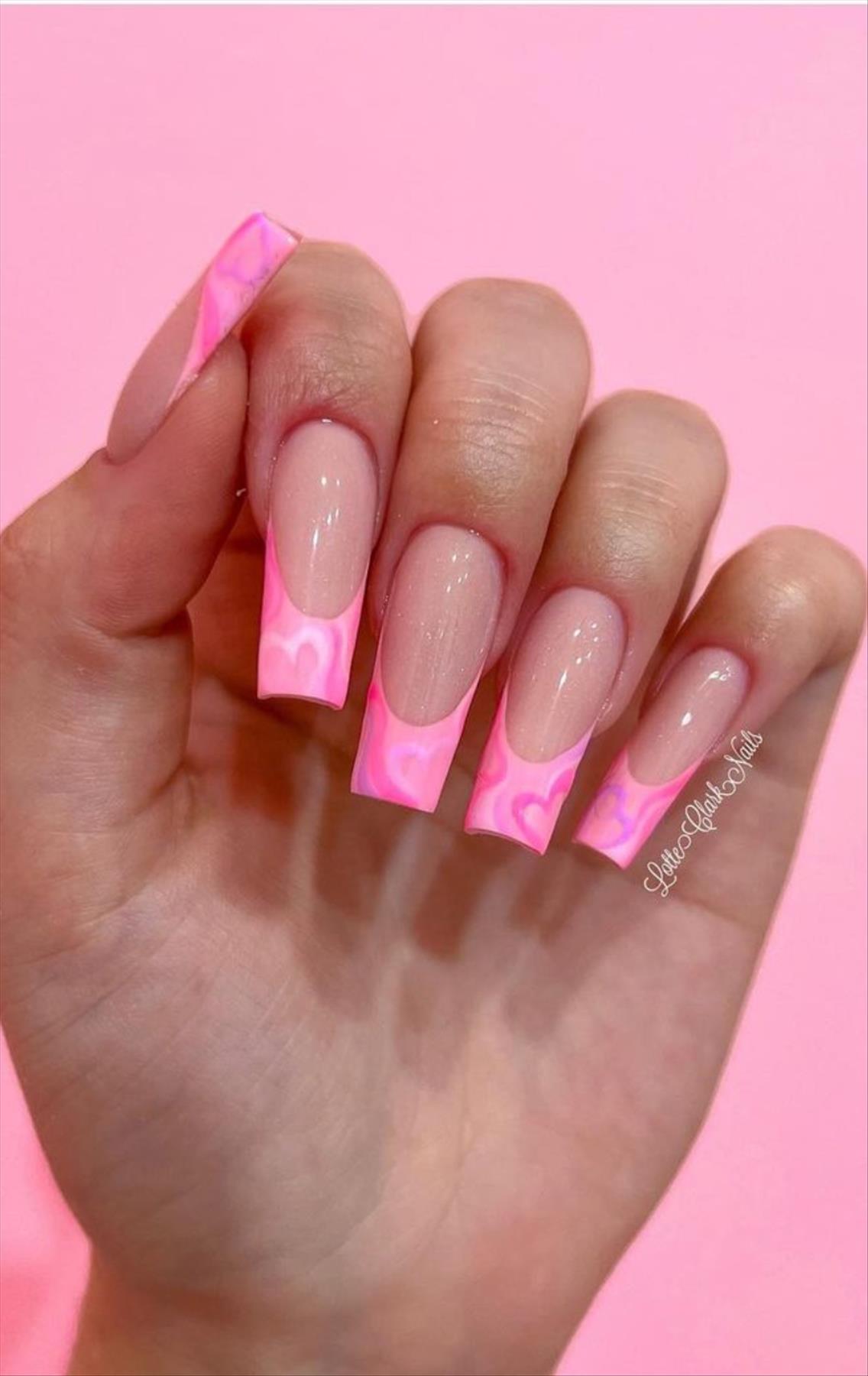 French Pink Tip Nails & Pink Nails For Your Next Manicure