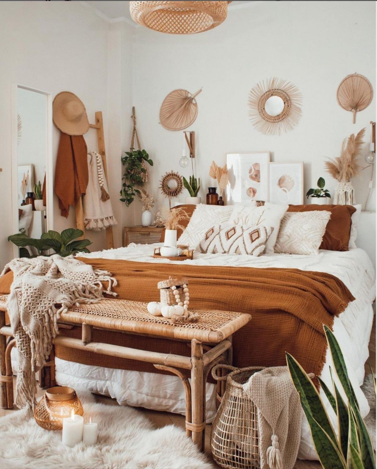 24 Bohemian Bedroom Decoration Ideas for Cozy sleeping Space