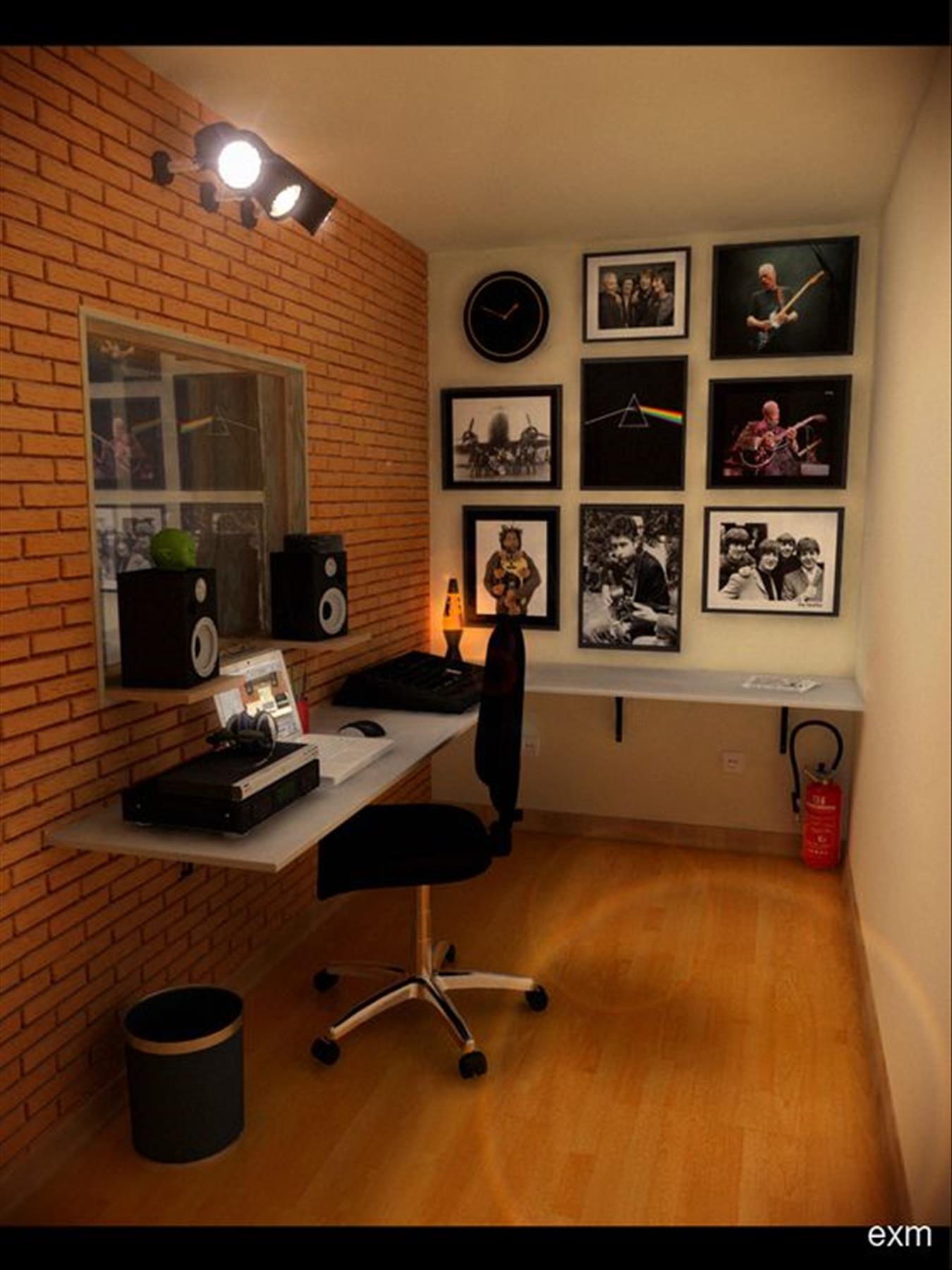 Cool Home Music Studio Decoration Ideas & Inspiration