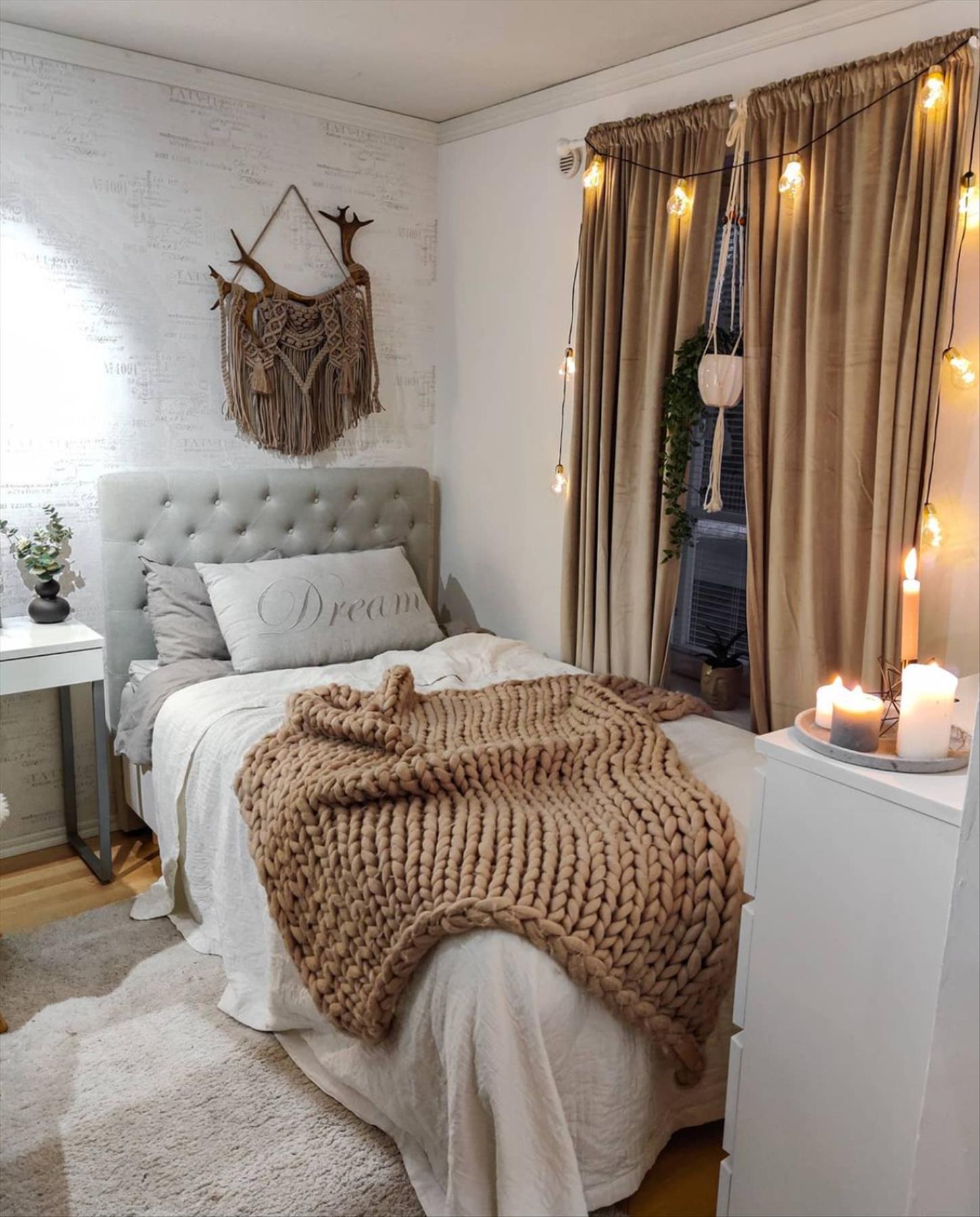 Bohemian Bedroom Decoration Ideas for Cozy sleeping Space