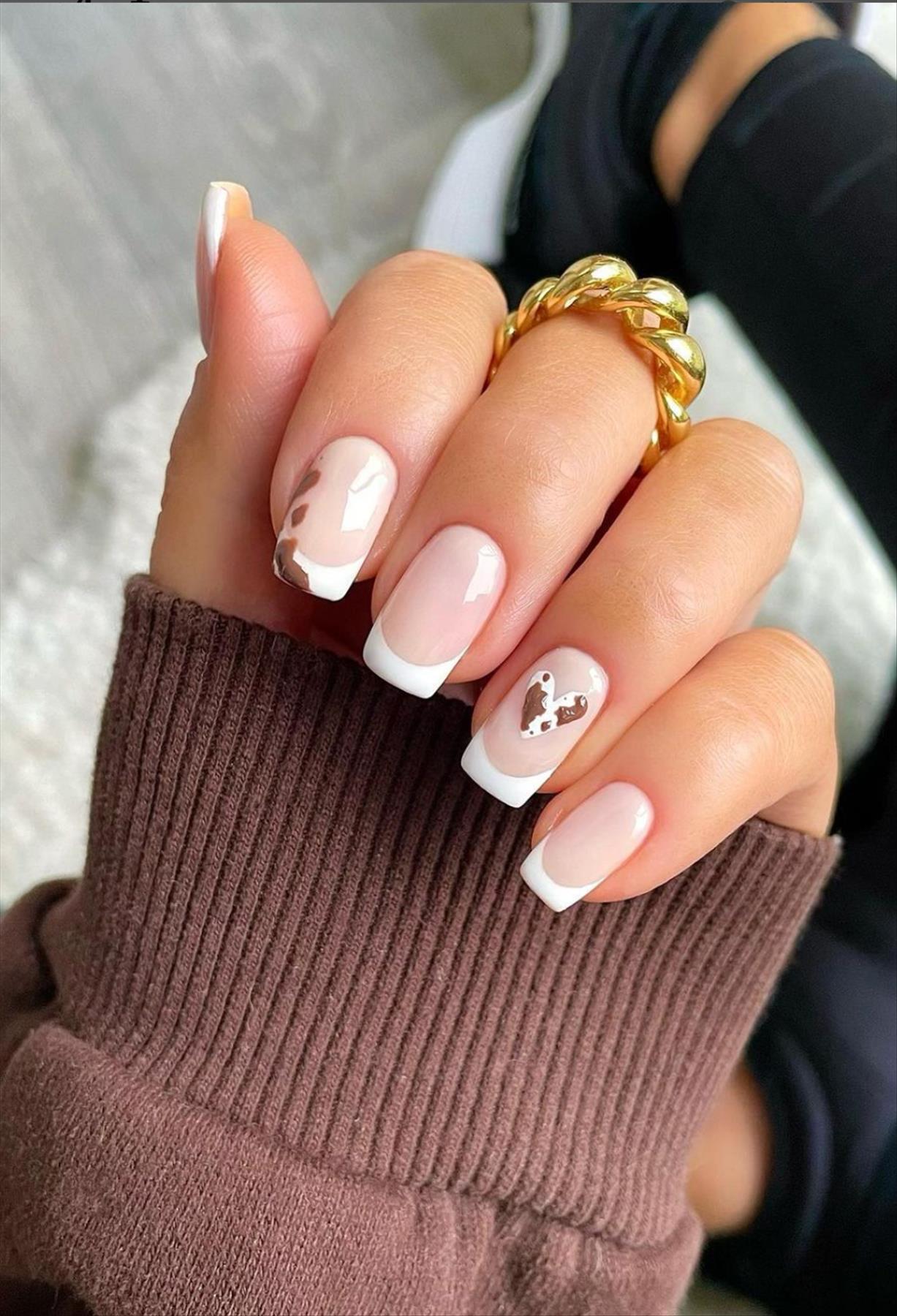  Trendy Summer Nail Designs with Short Square Nails 2022