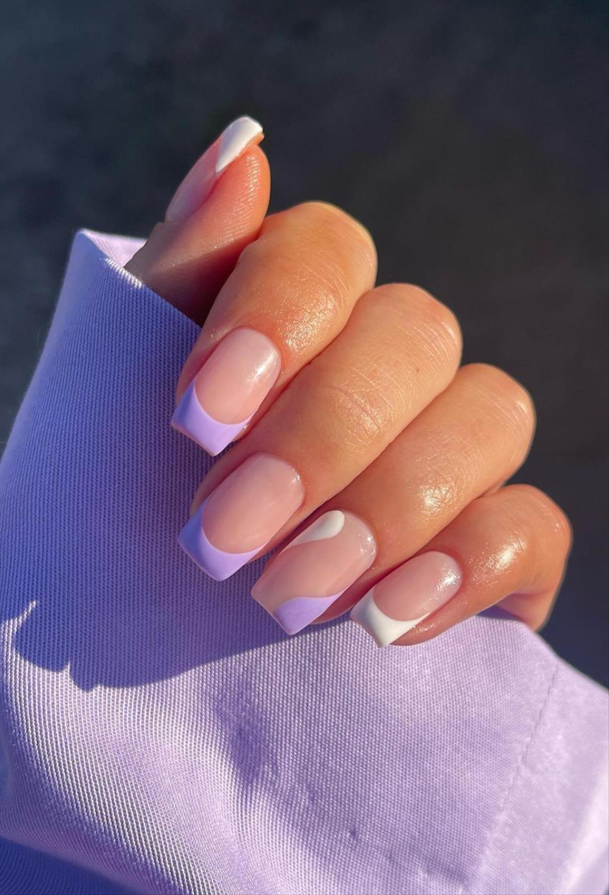  Trendy Summer Nail Designs with Short Square Nails 2022