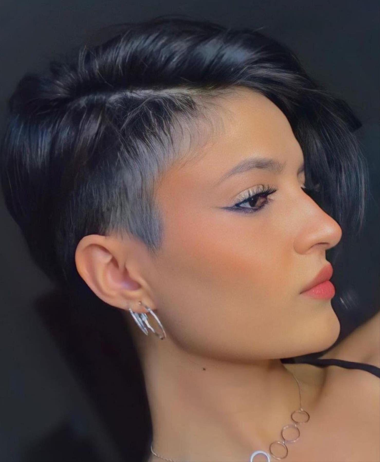 Bold Short Asymmetrical Pixie Cuts with  Bangs Hard To Resist