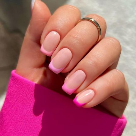 Trendy Summer Nail Designs with Short Square Nails 2022