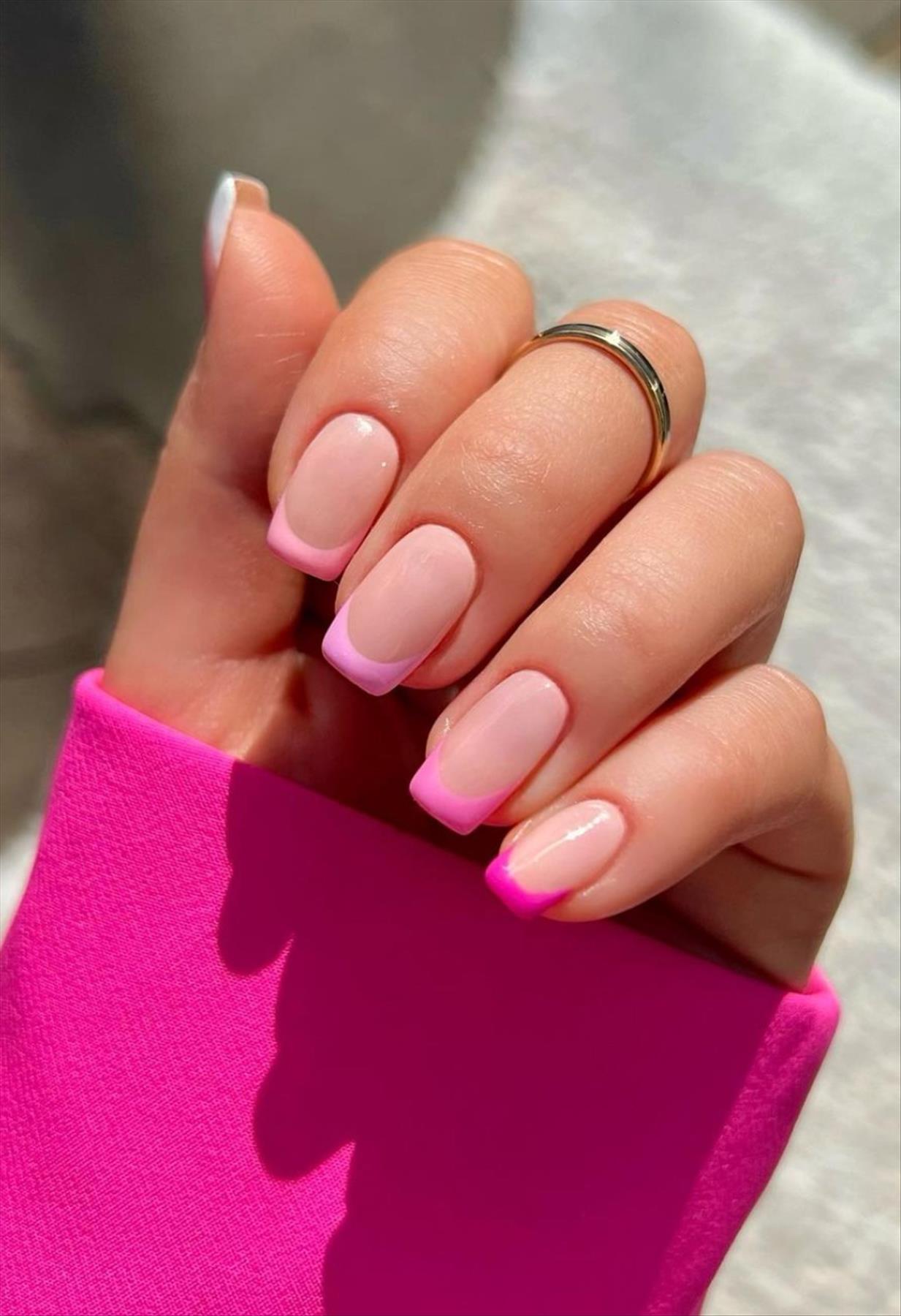  Trendy Summer Nail Designs with Short Square Nails 2022