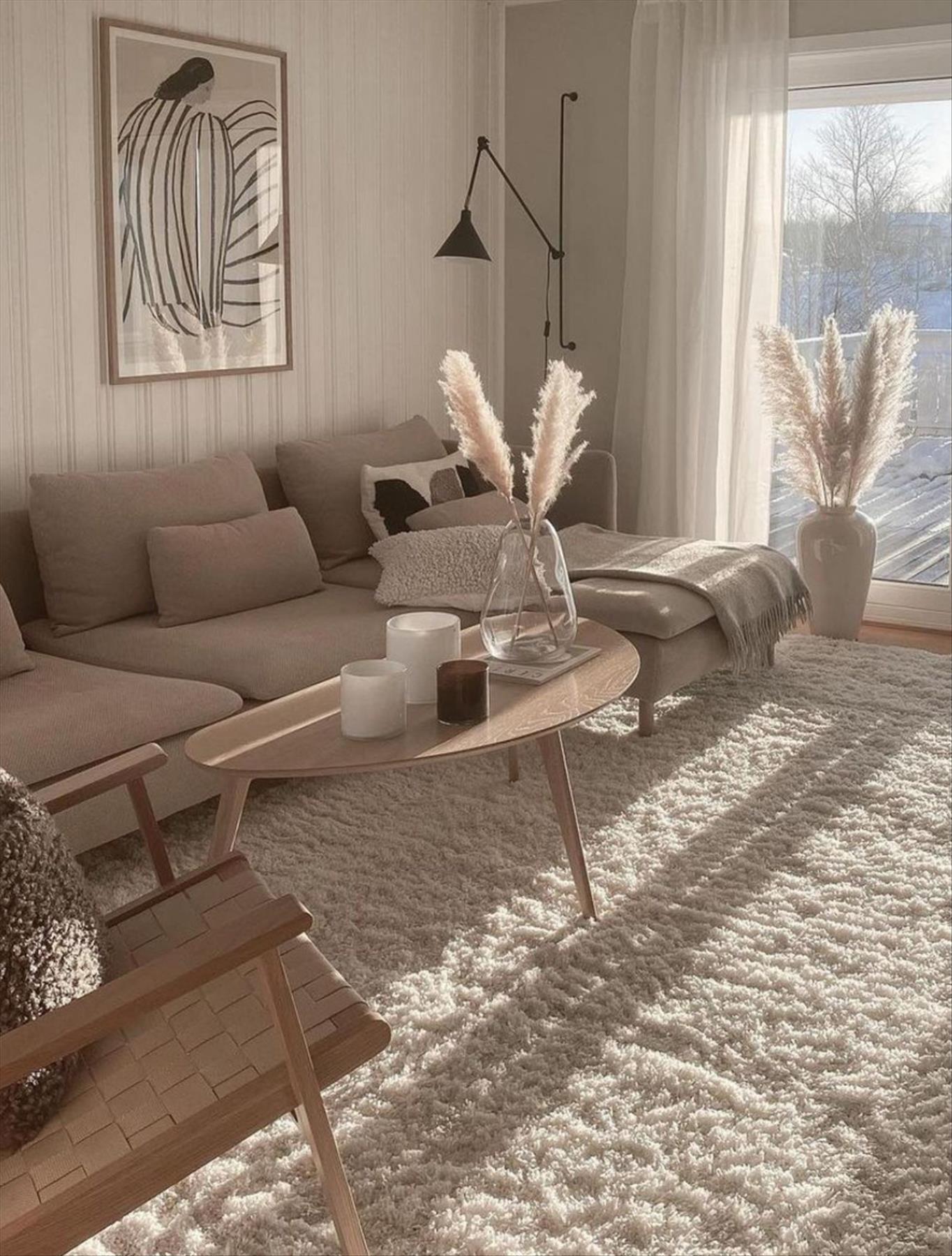 Cozy bohemian living room decorations inspiration for Summer