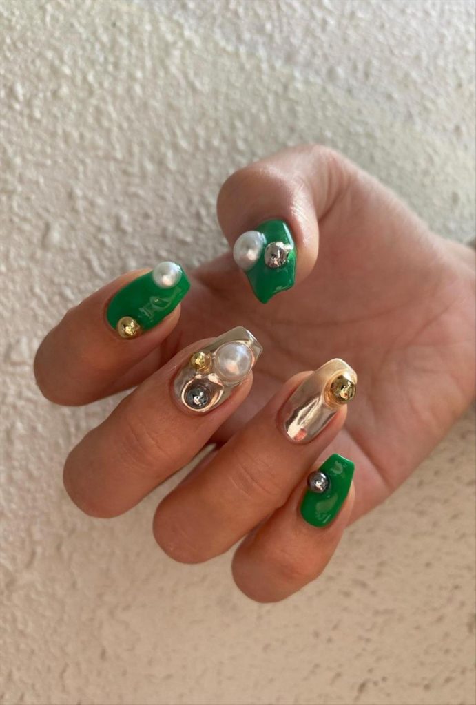 Best Green Nails Design To Get This Summer