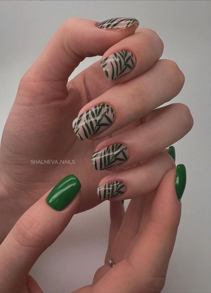 Best Green Nails Design To Get This Summer