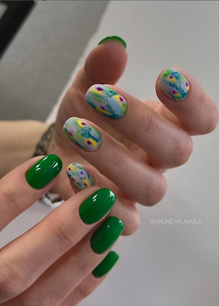 Best Green Nails Design To Get This Summer