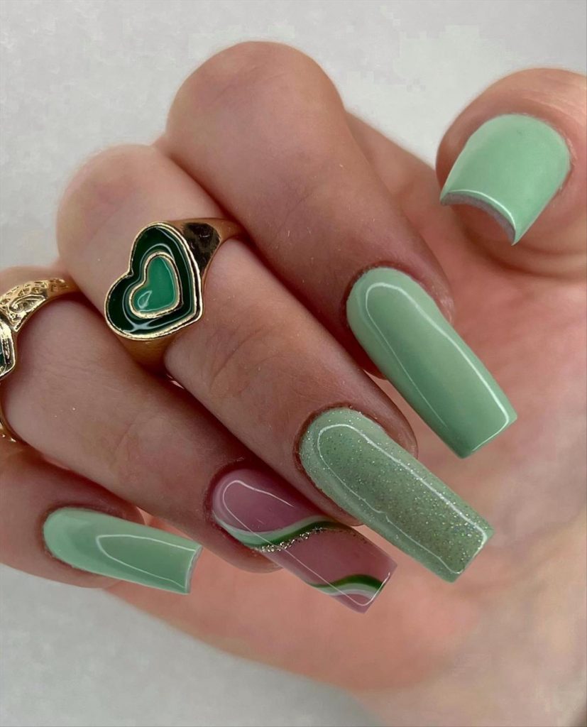 Best Green Nails Design To Get This Summer