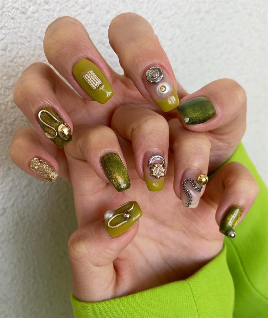 Best Green Nails Design To Get This Summer