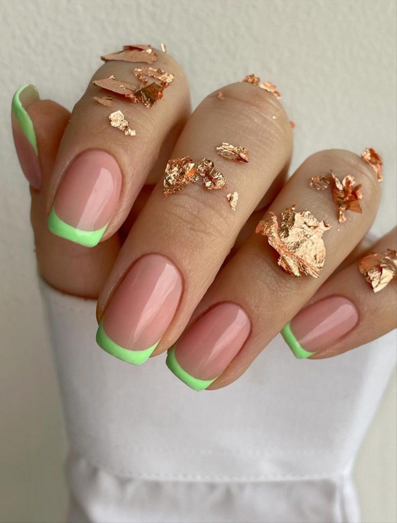 52 Perfect green nail ideas for your next manicures inspiration 2022