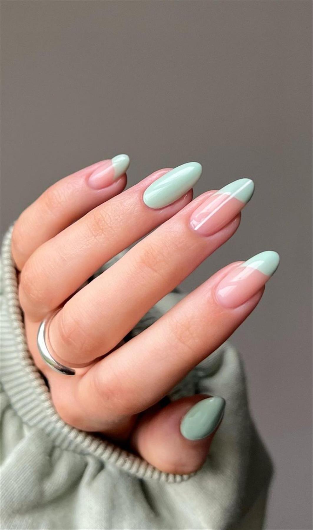 Perfect green nail ideas for your next manicures inspiration 2022