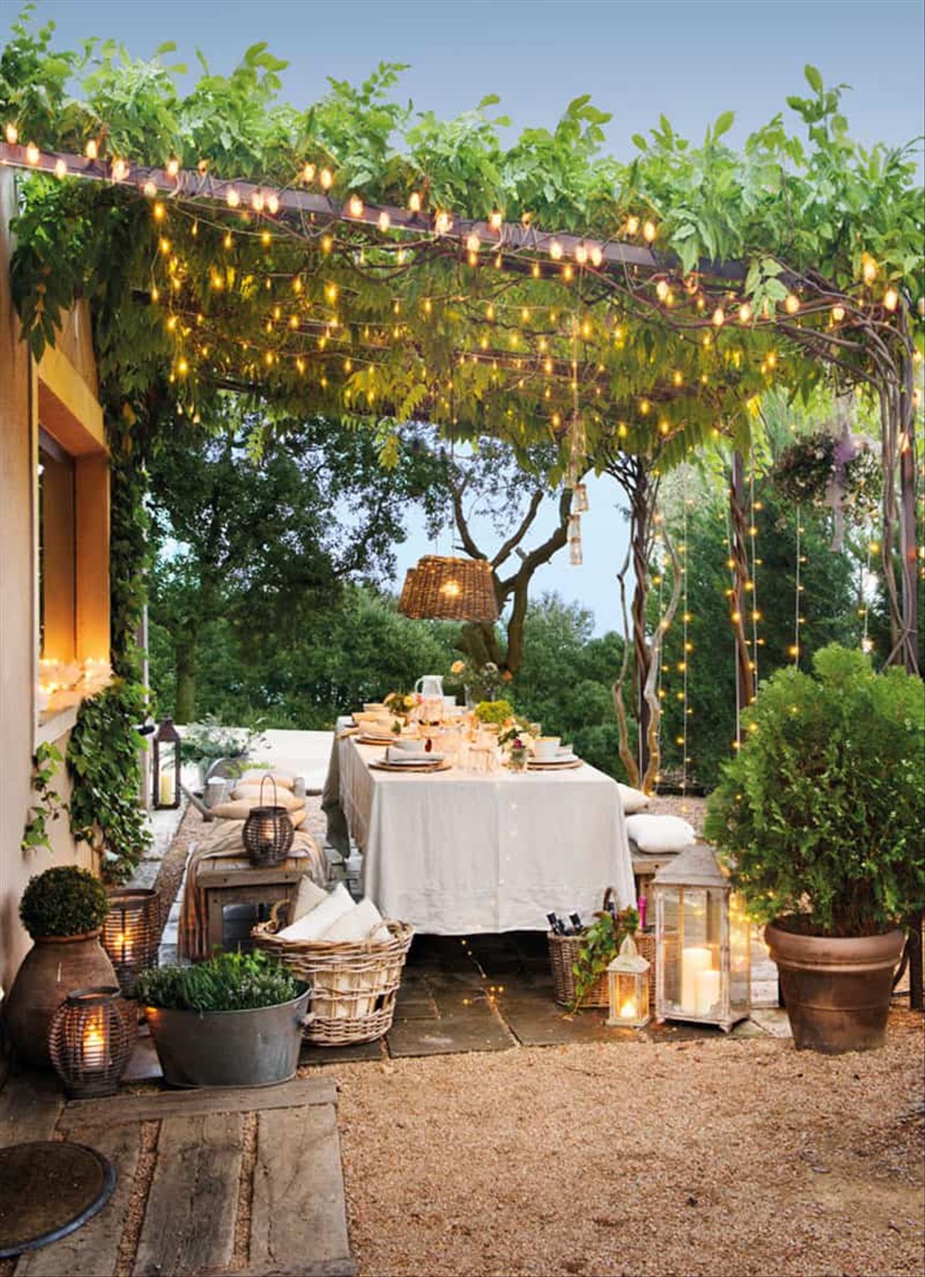 Inspiring patio lights string ideas for any backyard