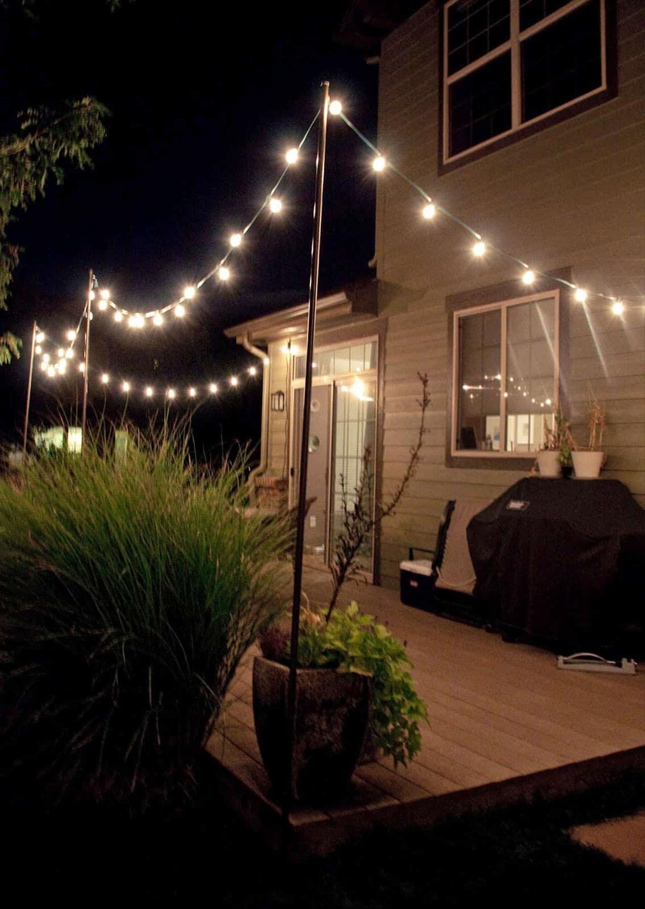 Inspiring patio lights string ideas for any backyard