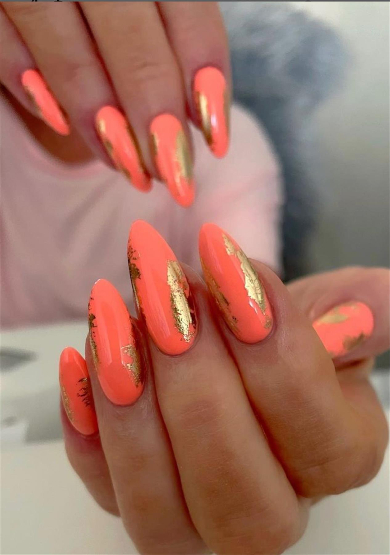 Beautiful coral nail designs to wear this Summer