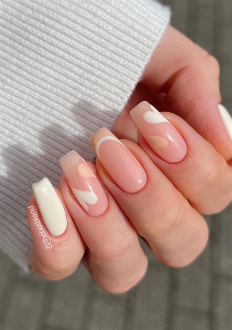 44 Best And Simple Short Coffin Nails Ideas For Summer Manicures Inspo 0059