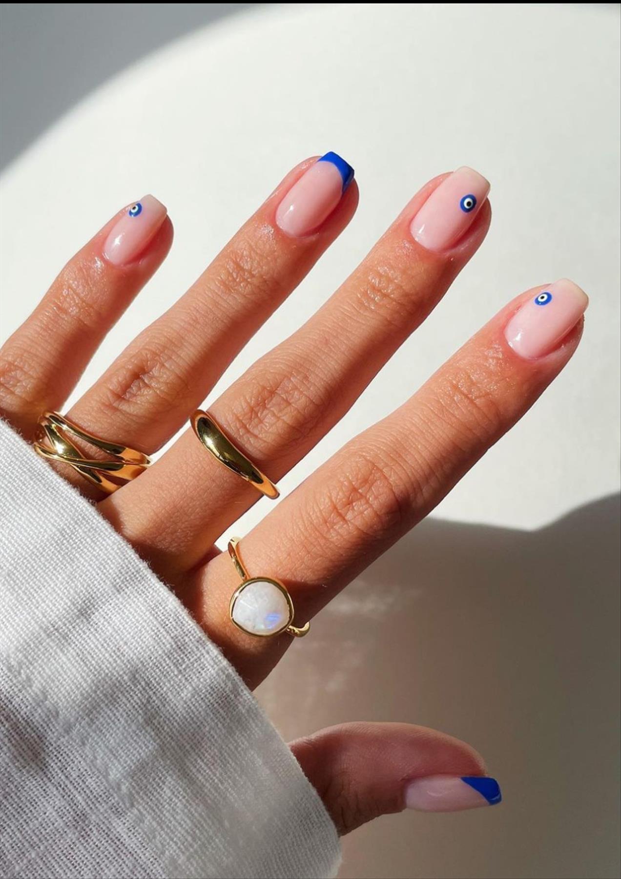 Best & Simple short coffin nails ideas for Summer manicures inspo