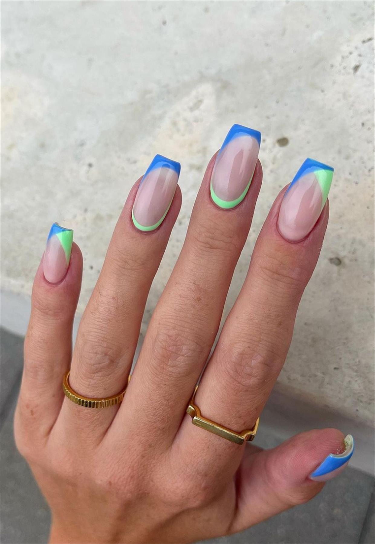 Best & Simple short coffin nails ideas for Summer manicures inspo