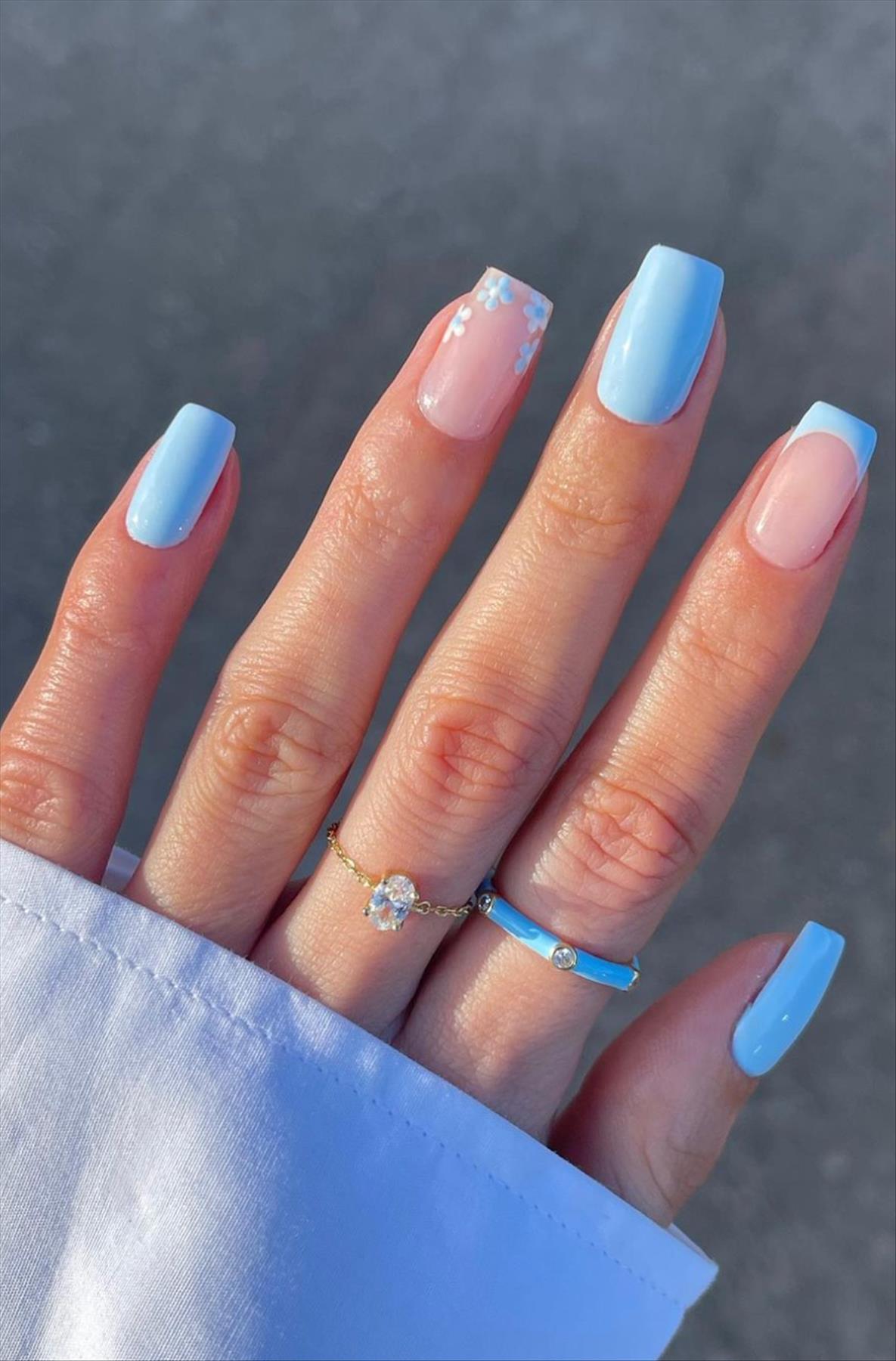 Best & Simple short coffin nails ideas for Summer manicures inspo