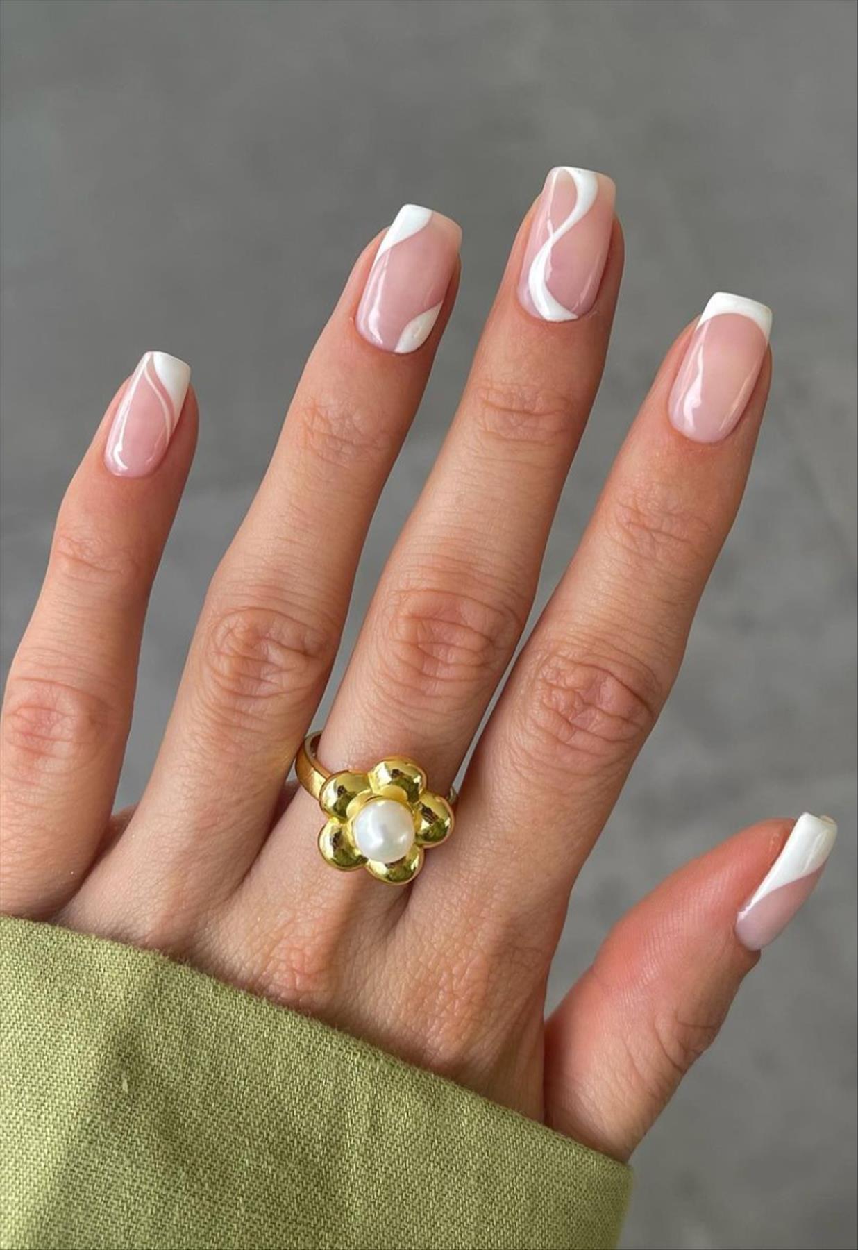 Best & Simple short coffin nails ideas for Summer manicures inspo