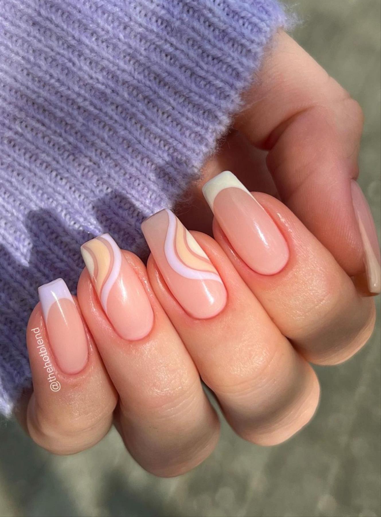 Best & Simple short coffin nails ideas for Summer manicures inspo