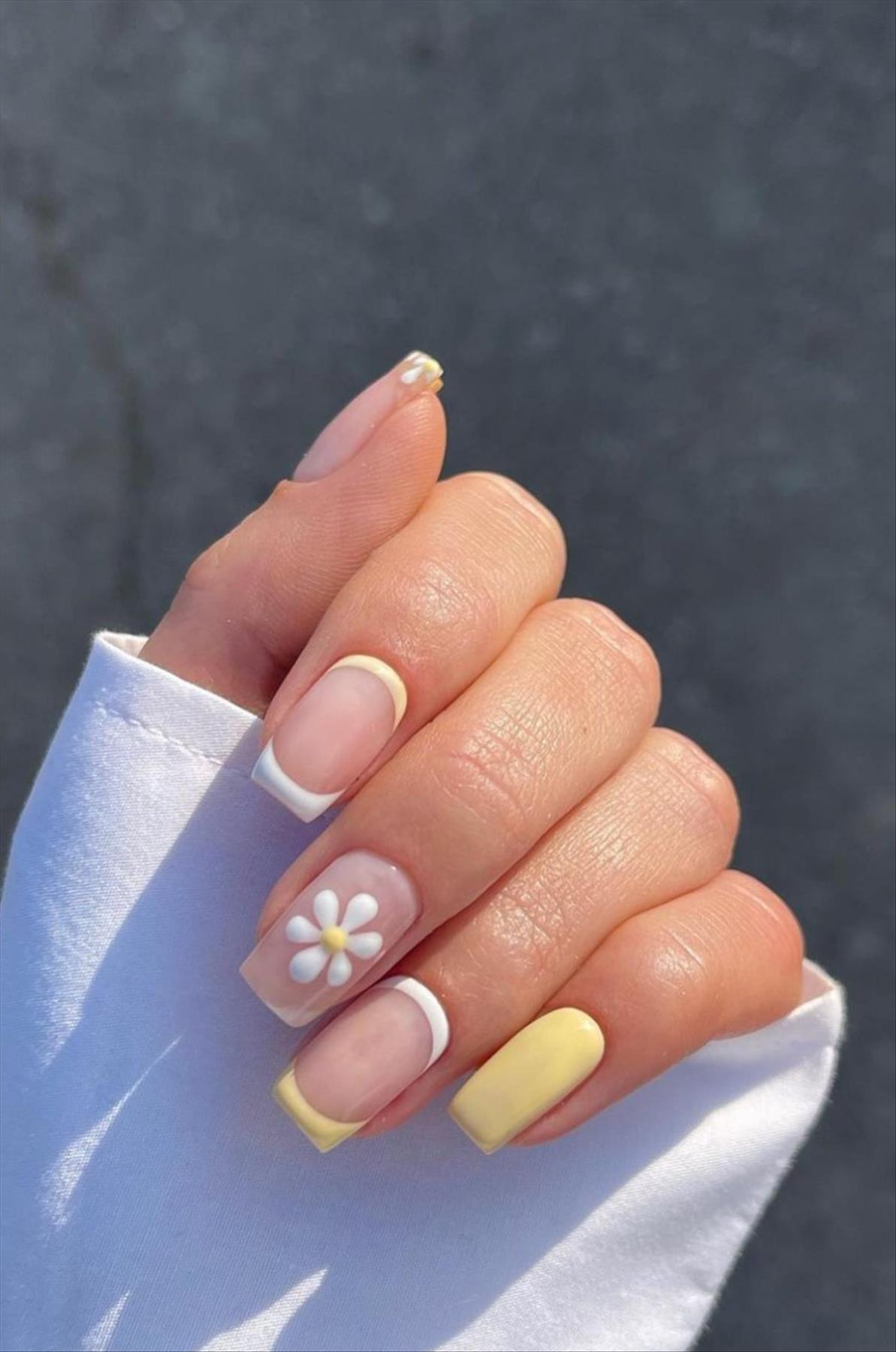 Best & Simple short coffin nails ideas for Summer manicures inspo