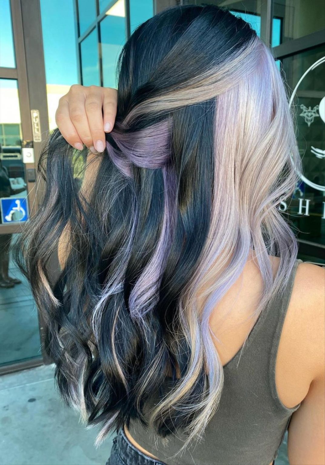 50 Best peekaboo hair color ideas underneath color to be cooler