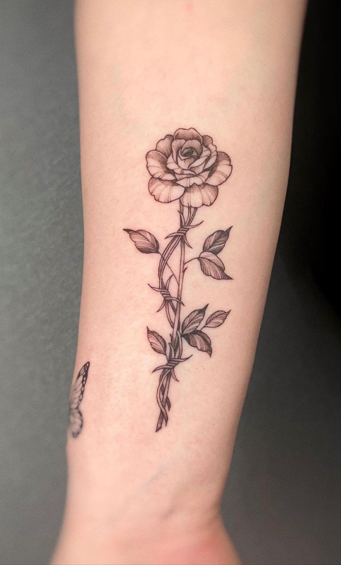 Satisfy Your Ink Addiction With 31 Of The Stunning Rose Tattoo For Women