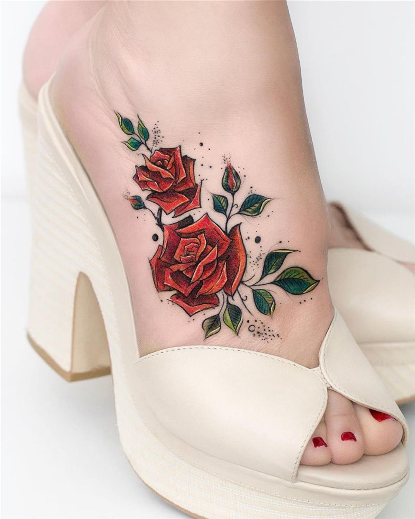 Satisfy Your Ink Addiction With 31 Of The Stunning Rose Tattoo For Women