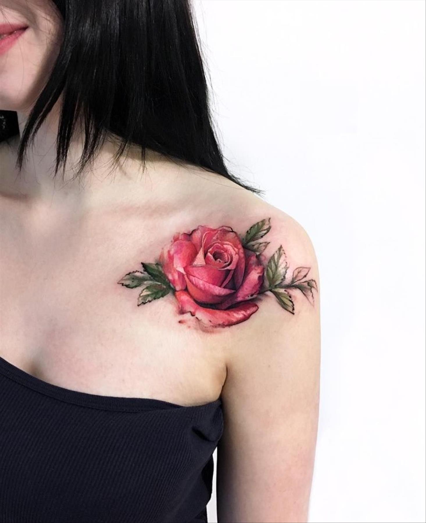 Satisfy Your Ink Addiction With 31 Of The Stunning Rose Tattoo For Women