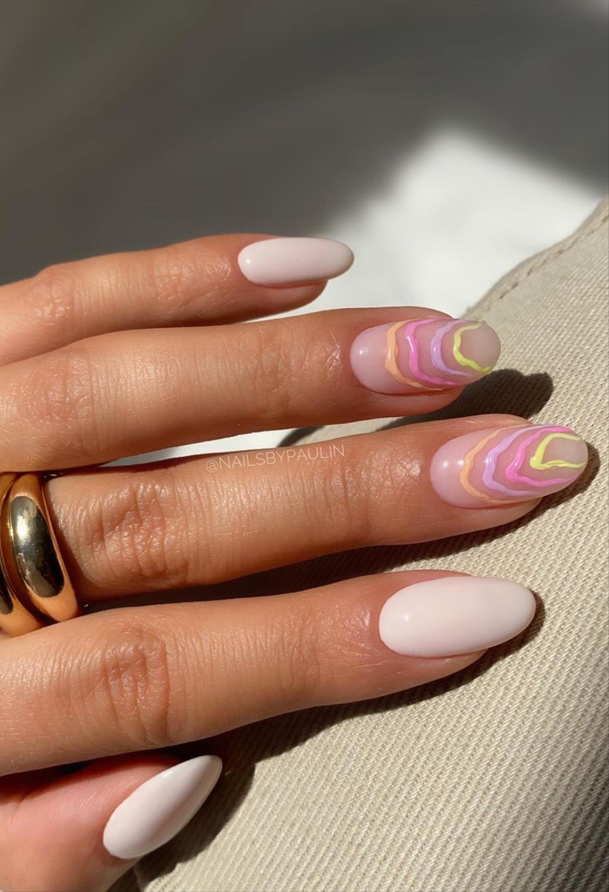 Stunning swirl nail art you'll flip for 2022