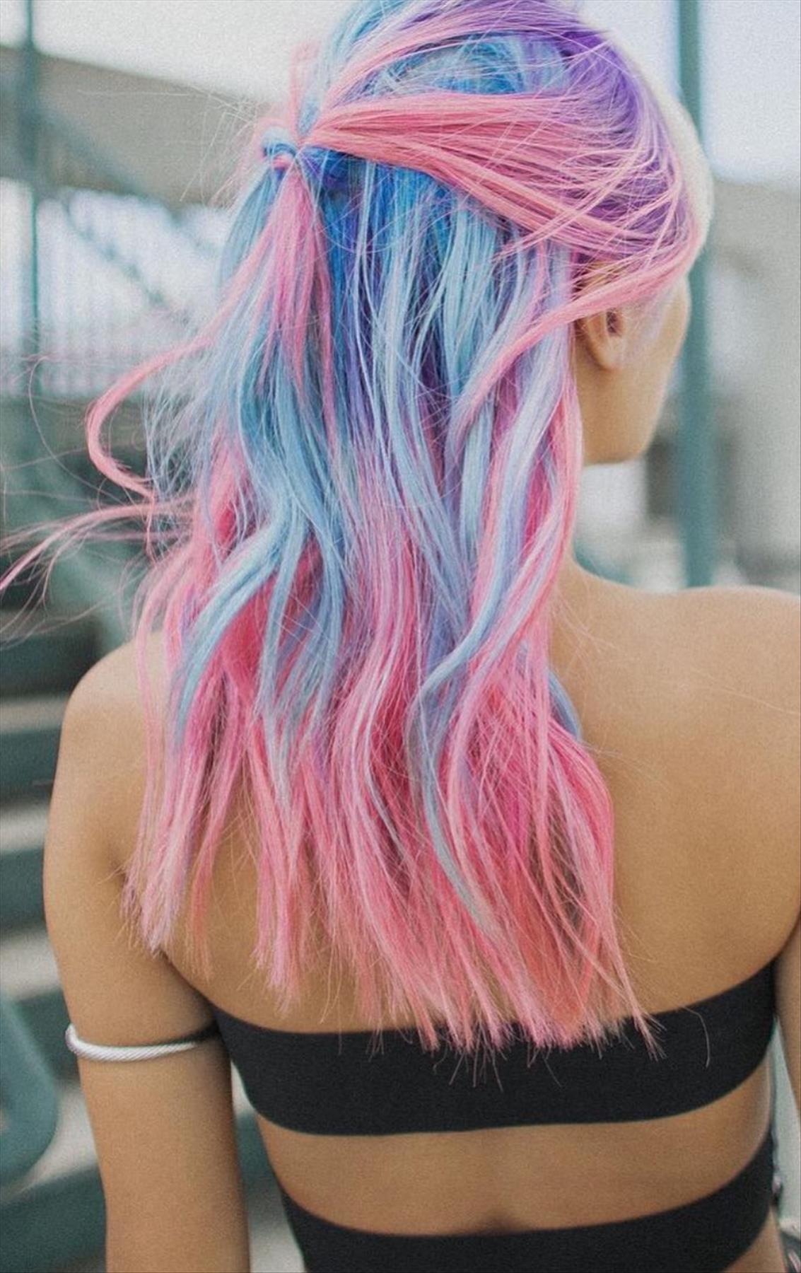 Stunning underneath hair color ideas for cool girls