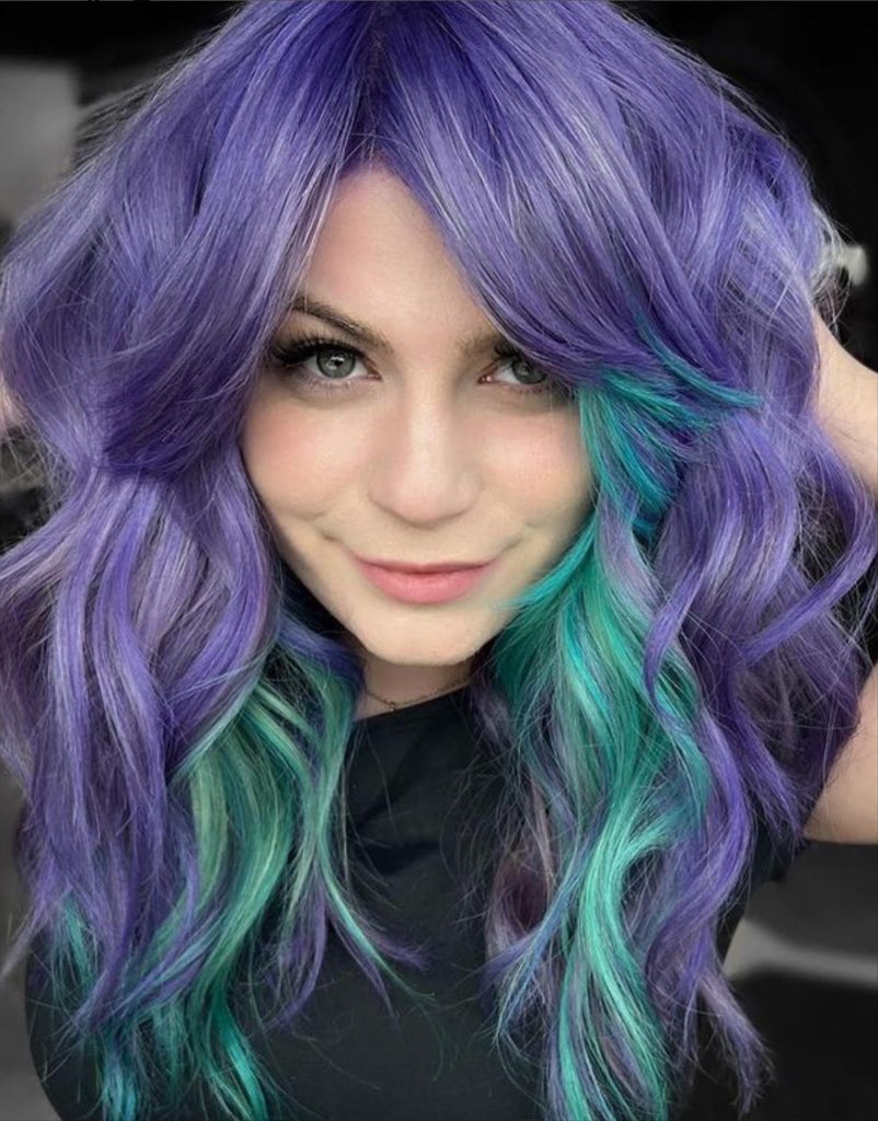 32 Stunning underneath hair color ideas for cool girls - Mycozylive.com