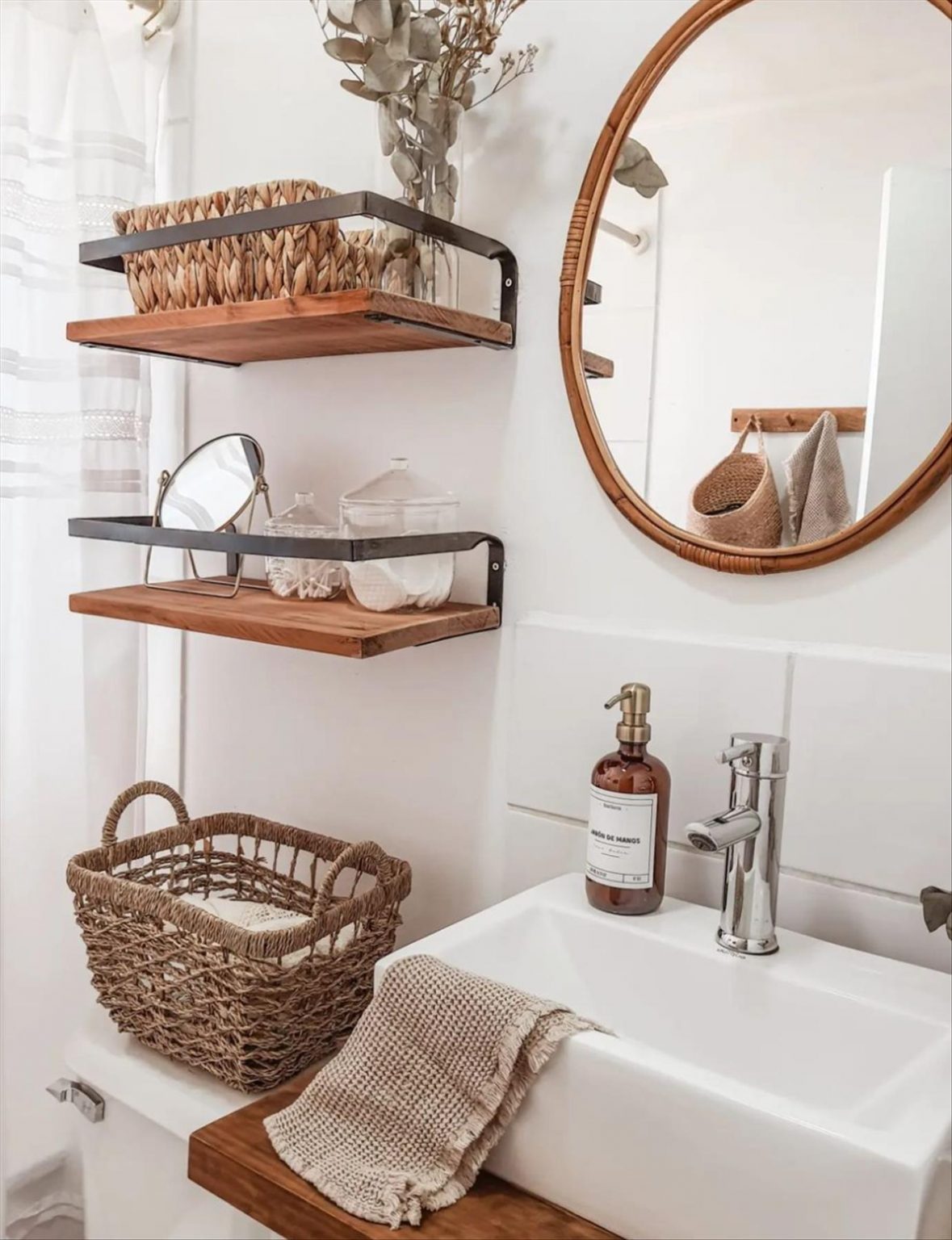 Picture of 32 Chic boho style bathroom decor ideas to get inspired - Mycozylive.com