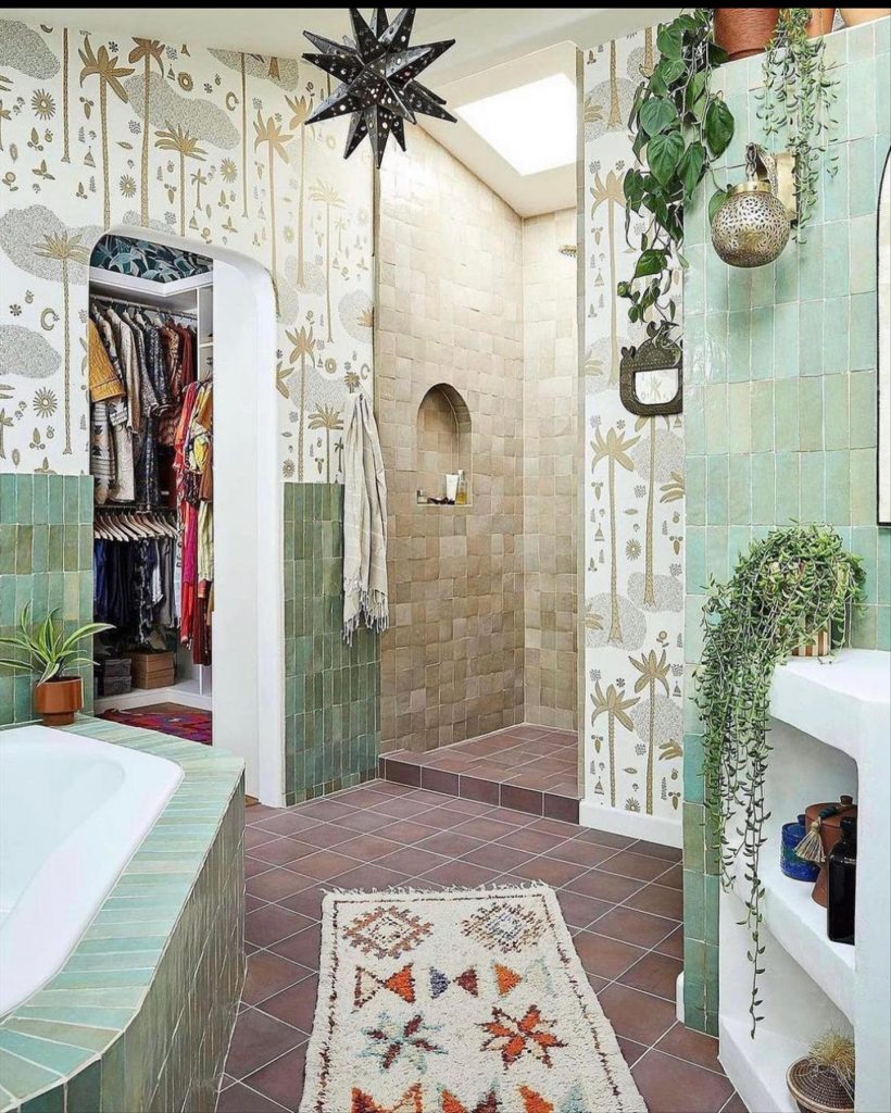 Chic boho style bathroom decor ideas to get inspired