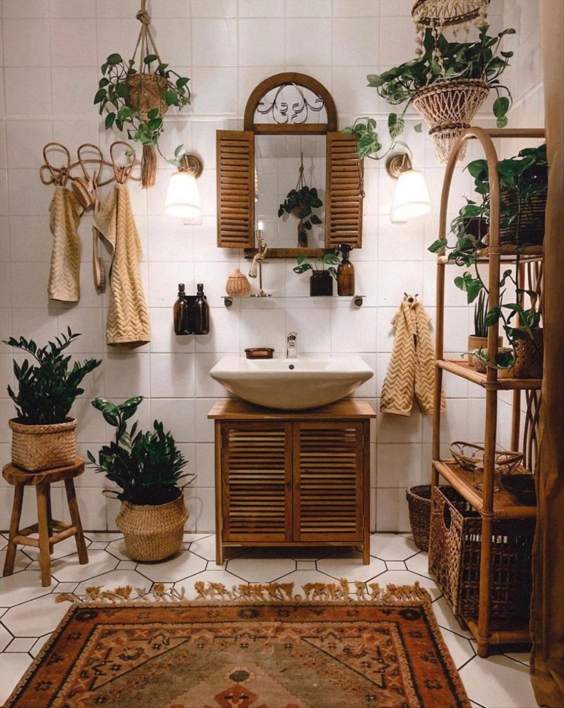 Chic boho style bathroom decor ideas to get inspired