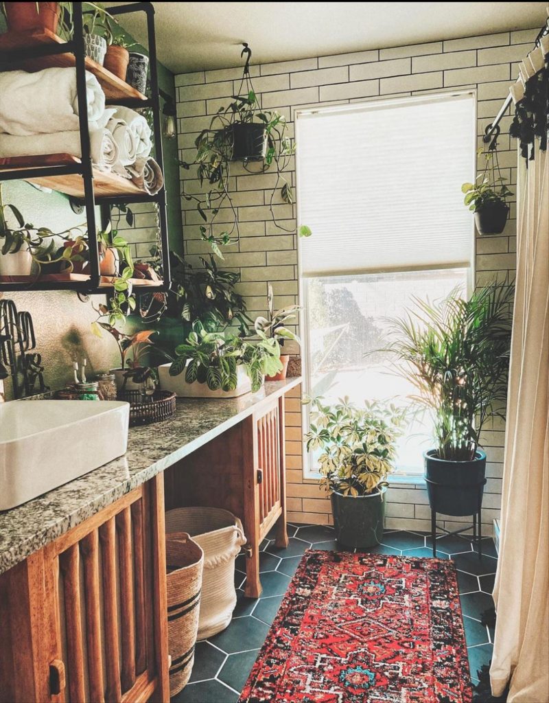 32 Chic boho style bathroom decor ideas to get inspired - Mycozylive.com
