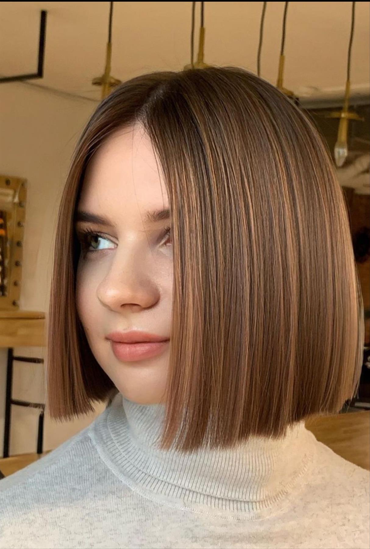 Trendy lob haircuts 2022 for thin fine hair