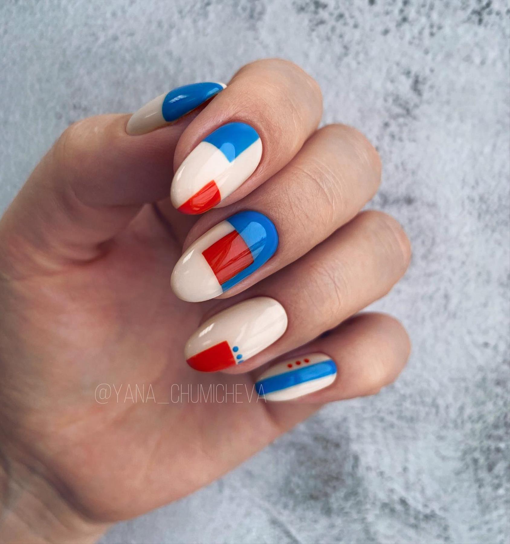 Adorable Short Blue Nails Ideas for Cooler Vibes in 2022!