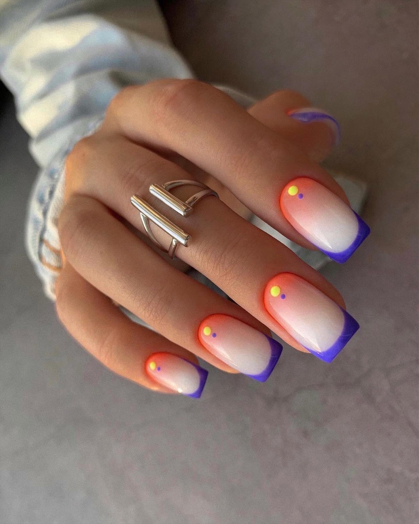Adorable Short Blue Nails Ideas for Cooler Vibes in 2022!