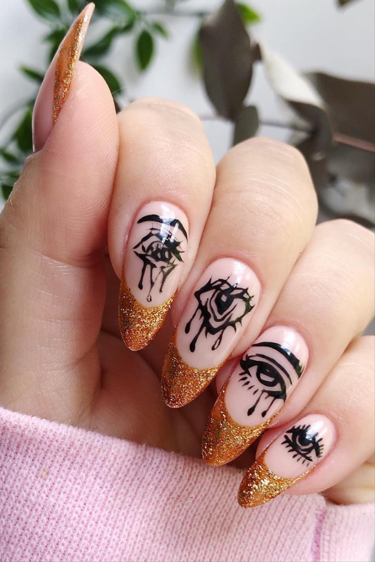 Best short Halloween nails aesthetic perfect for 2022