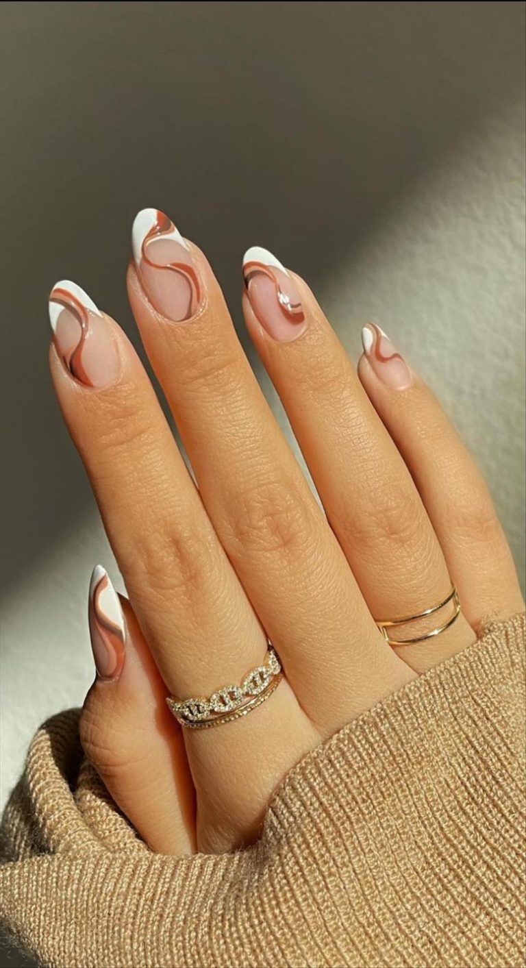 30 Best swirl nails aesthetics you'll flip for - Mycozylive.com