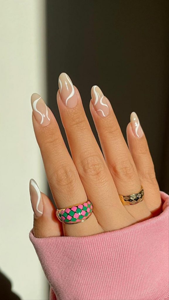 Best swirl nails aesthetics you'll flip for