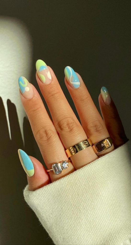 Best swirl nails aesthetics you'll flip for