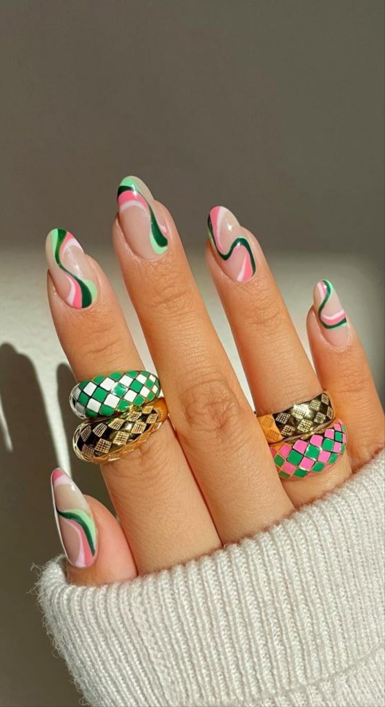 Best swirl nails aesthetics you'll flip for