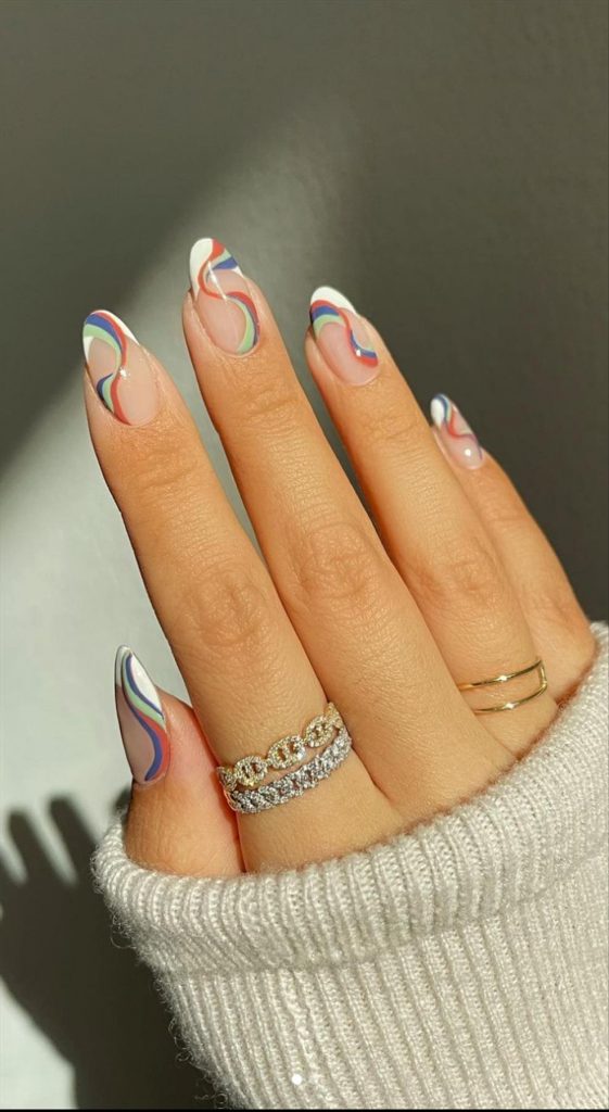 Best swirl nails aesthetics you'll flip for