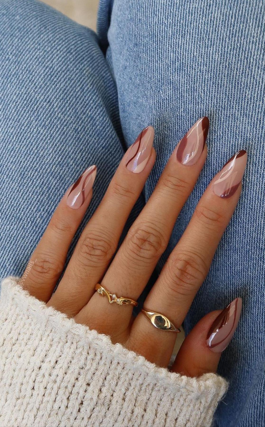 70+ Best Fall nails colors & design 2022 inspiration you'll love