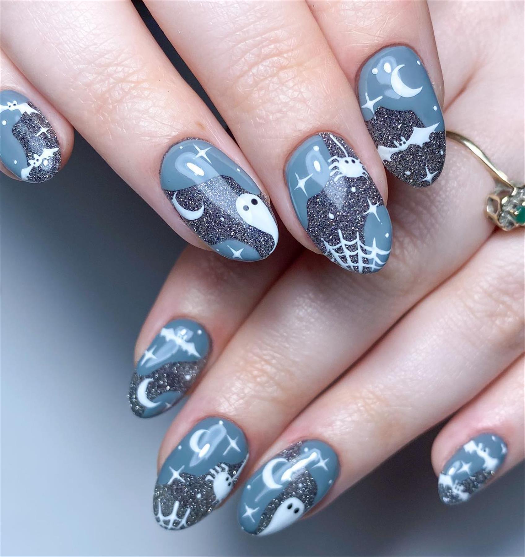 Creepy Halloween nails design you'll love 2022